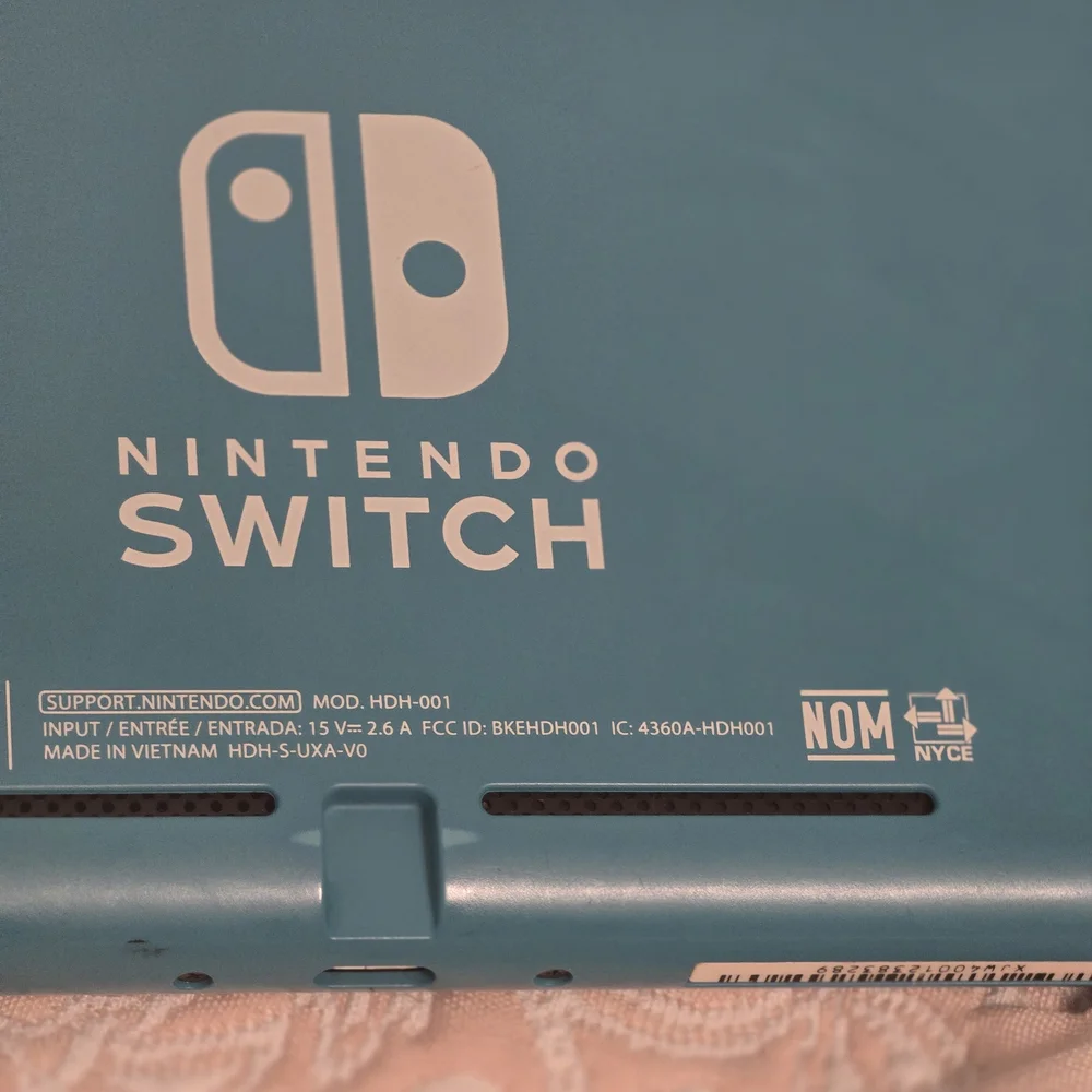 Portable Blue Gaming Console